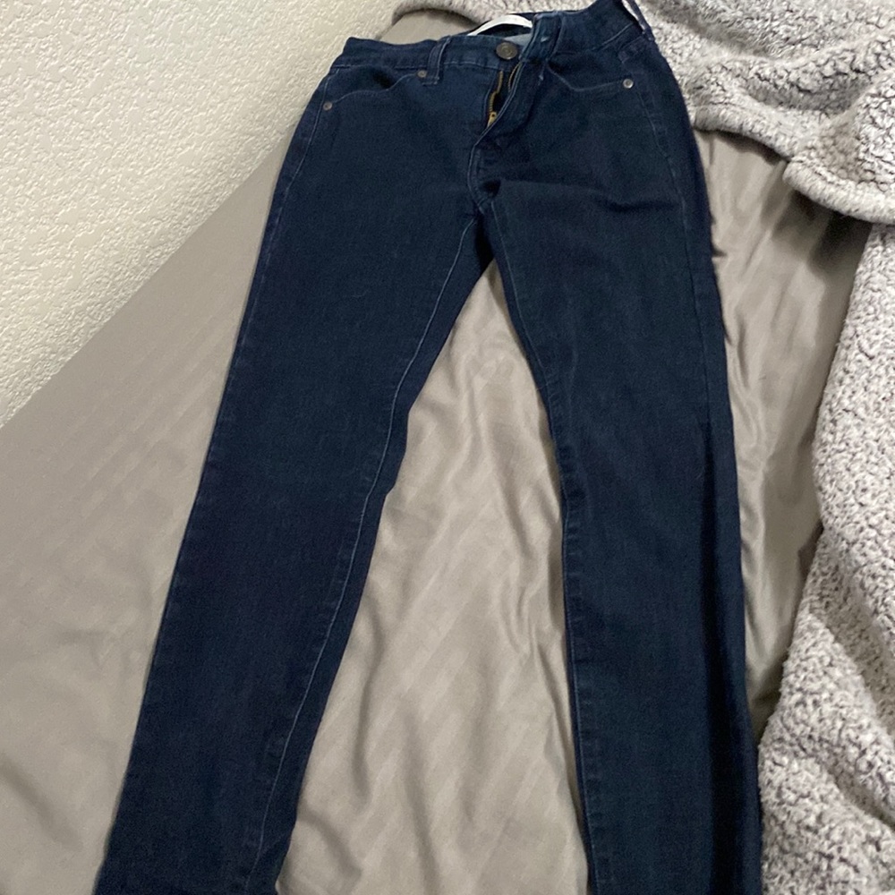 Dark blue denim jeans